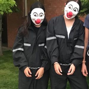 Work gear black M Halloween costume